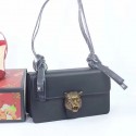 Gucci Animalier Leather Shoulder Bag Black 412007 VS03606