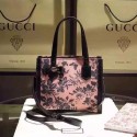 Gucci Arabesque Canvas Tote Bag Pink 443089 VS04211
