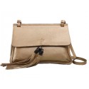 Gucci Bamboo Daily Leather Flap Shoulder Bag 370826 Gold VS06809