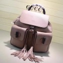 Gucci Bamboo Leather Backpack Pink 370833 VS02754