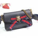 Gucci Broadway Leather Clutch Black 453777 VS02003