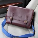Gucci Calfskin Leather Messenger Bag 347249 Brown VS03932