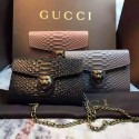 Gucci Croco Animalier Leather Chain Mini Bag 41496 VS09284
