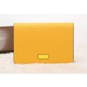 Gucci Diamante Leather Clutch G8028 Yellow VS05798