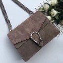 Gucci Dionysus Large Suede Shoulder Bag Taupe 403348 VS03024