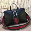 Gucci Dionysus Leather Top Handle Bag Black 444167 VS05082