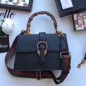 Gucci Dionysus Leather Top Handle Bag Black 448075 VS08886