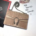 Gucci Dionysus Suede Shoulder Bag Taupe 400249 VS03478