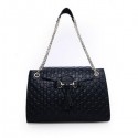 Gucci Emily Guccissima Leather Chain Shoulder Bags 295403 Black VS08489