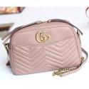 Gucci GG Marmont Matelasse Shoulder Bag Light Pink 443499 VS02262