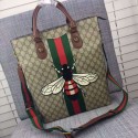 Gucci GG Supreme Bee embroidered Tote Bag 408539 VS01268