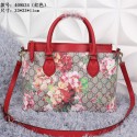 Gucci GG Supreme Blooms Canvas Tote Bags 409534 Red VS05234