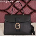 Gucci Grainy Leather Tote Bag G3526 Black VS09183
