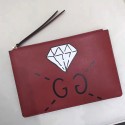 Gucci Guccighost Pouch Red 445597 VS06233
