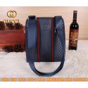 Gucci Guccissima Leather Mens Messenger Bag G80214 Blue VS08788
