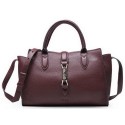 Gucci Jackie Original Leather Top Handle Bag 365460 Burgundy VS05127