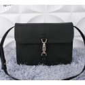 Gucci Jackie Soft Leather Flap Shoulder Bag 362971 Black VS09685