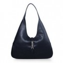 Gucci Jackie Soft Leather Hobo Bag 362968 Black VS08154