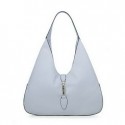 Gucci Jackie Soft Leather Hobo Bag 362968 White VS06722
