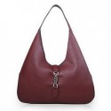 Gucci Jackie Soft Leather Hobo Bag 362968 Wine VS00562