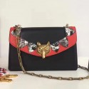 Gucci Lilith Leather Shoulder Bag Black 431770 VS02380