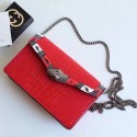 Gucci Lilith Leather Shoulder Bag Red 453753 VS03421