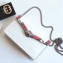 Gucci Lilith Leather Shoulder Bag White 453753 VS06424