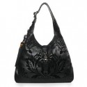 Gucci New Jackie Medium Shoulder Bag 246907 Black VS02979