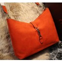 Gucci New Jackie Shoulder Bag Suede Leather 246907 Orange VS03096