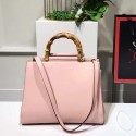 Gucci Nymphea Leather Top Handle Bag Light Pink 453766 VS04825