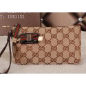 Gucci Original GG Canvas Clutch 162846 Brown VS05257