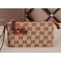 Gucci Original GG Canvas Clutch 162846 Wheat VS08855