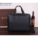 Gucci Original Grainy Leather Business Briefcase G2806 Black VS02027
