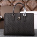 Gucci Original Guccissima Leather Business Briefcase G88101 Dark Gray VS05557