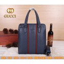 Gucci Original Guccissima Leather Business Tote Bag G80213 Blue VS03347
