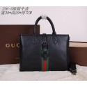 Gucci Original Leather Business Briefcase G2365 Black VS01157