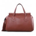 Gucci Original Leather Lady Tassel Top Handle Bag 354469 Brown VS04388