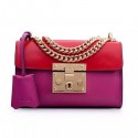 Gucci Padlock Leather Shoulder Bags 409487 Rose&Red VS09724