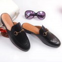 Gucci Princetown Leather Slipper Black 432773 VS02577