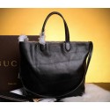 Gucci Shopper Bag Calfskin Leather 392213 Black VS04762