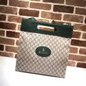 Gucci Soft GG Supreme Tote Green 463491 VS00596