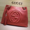 Gucci Soho Leather Shoulder Bag Watermelon Red 308982 VS04242