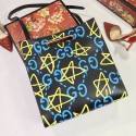 Gucci XL Leather GucciGhost Tote with GucciGhost Print 414476 VS04092