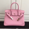 Hermes Birkin 30 Tote Bag in Pink Swift Leather HB1220 VS09516