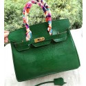 Hermes Birkin 30CM Tote Bags Lizard Leather H30LZ Green VS08077