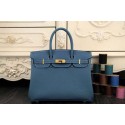 Hermes Birkin 35CM 30CM Tote Bag Original Leather HB35O SkyBlue VS09616
