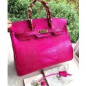 Hermes Birkin 35CM Tote Bag Croco Leather H35CO Rose VS00790