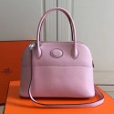 Hermes Bolide 27 Bag in Pink Swift Leather HB2701 VS02913