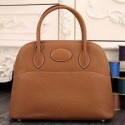 Hermes Bolide 31CM Original Leather Tote Bag Wheat VS08023
