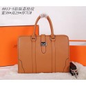 Hermes Briefcase Grainy Leather H88135 Wheat VS03350